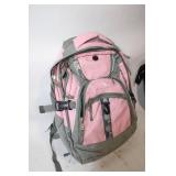High Sierra Pink and Gray Backpack with Suspension Strap System