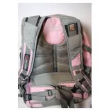 High Sierra Pink and Gray Backpack with Suspension Strap System