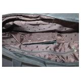 Husky Golf Black Travel Duffel Bag with Multiple Compartments