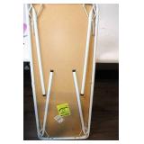 Folding Rectangular Table with Metal Legs