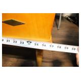 Mid-Century Modern Step End Table with Drawer