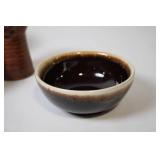 Set of 6 Handcrafted Ceramic Pottery Bowls and Jug