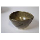 Set of 6 Handcrafted Ceramic Pottery Bowls and Jug