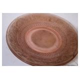 Set of Pink Depression Glass Bowls and Plates