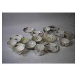 Vintage Porcelain Teacup and Saucer Collection