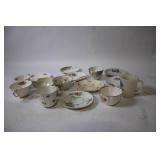 Vintage Porcelain Teacup and Saucer Collection