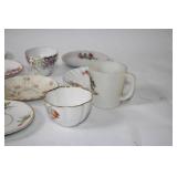 Vintage Porcelain Teacup and Saucer Collection