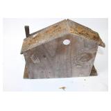 Vintage Nativity Scene with Stable and Figurines