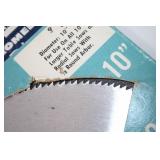 Set of 2 Craftsman 10 inch Kromedge Saw Blades