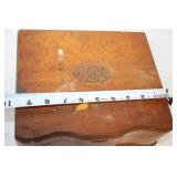 Vintage Jewelry Box with Assorted Costume Jewelry Collection