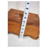 Vintage Jewelry Box with Assorted Costume Jewelry Collection