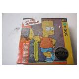 The Simpsons Photomosaic 1000 Piece Puzzle with Poster