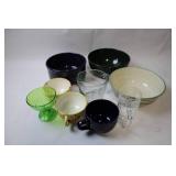 Collection of Assorted Bowls, Cups, and a Measuring Jug
