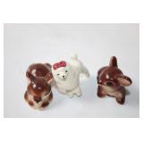 Set of 21 Vintage Animal and Character Ceramic Figurines