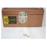Vintage File-A-Way Check File Box with Key