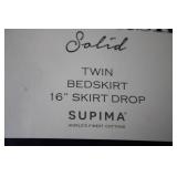 Charter Club Damask Twin Bedskirt with 16" Skirt Drop