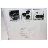 Bella Triple Slow Cooker Buffet & Server with Stoneware Pots