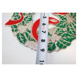 Festive Holiday Wreath Wall Decor with Red Bow Design