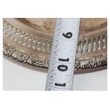 International Silverplate Round Serving Tray 12 Inch Diameter