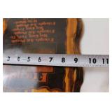 Rustic Wooden Plaque with Friends Quote