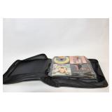 Collection of R&B and Soul Music CDs in Zip-Up Case