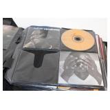 Collection of R&B and Soul Music CDs in Zip-Up Case
