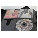 Collection of R&B and Soul Music CDs in Zip-Up Case