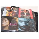 Collection of R&B and Soul Music CDs in Zip-Up Case