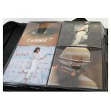Collection of R&B and Soul Music CDs in Zip-Up Case