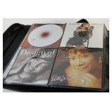 Collection of R&B and Soul Music CDs in Zip-Up Case