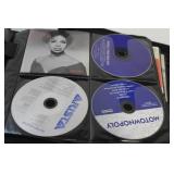 Collection of R&B and Soul Music CDs in Zip-Up Case