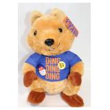 Large Plush Toy with Customizable Shirt and Buttons