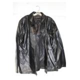 Maurice Ricard Black Leather Jacket - Size Large