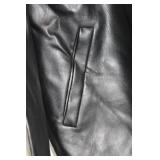Maurice Ricard Black Leather Jacket - Size Large