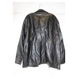 Maurice Ricard Black Leather Jacket - Size Large