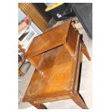Used Mid-Century Walnut Step End Table