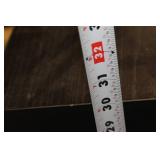 Black Industrial Style Workbench Table with Metal Shelving