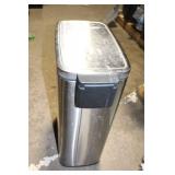 Stainless Steel 11.8 Gallon Trash Can with Removable Liner