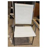 Folding Outdoor Chair with Sturdy Metal Frame and Fabric Seat