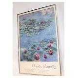 Claude Monet Water Lilies Museum Exhibition Poster