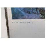 Claude Monet Water Lilies Museum Exhibition Poster