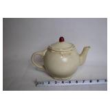 Vintage Ceramic Tea Set with Teapot, Pitcher, and 6 Cups