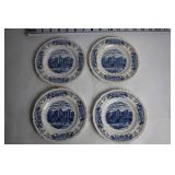 Set of 15 Royal Swan âHistoric Castlesâ Porcelain Plates