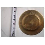 Set of 3 Engraved Brass Bowls with Victorian Design
