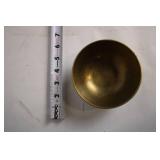 Set of 3 Engraved Brass Bowls with Victorian Design