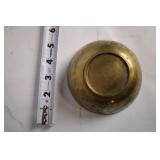 Set of 3 Engraved Brass Bowls with Victorian Design