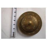 Set of 3 Engraved Brass Bowls with Victorian Design