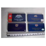 Set of 4 NFL Super Bowl Commemorative Lucite Ticket Holders