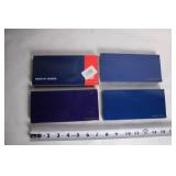 Set of 4 NFL Super Bowl Commemorative Lucite Ticket Holders