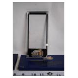 Set of 4 NFL Super Bowl Commemorative Lucite Ticket Holders